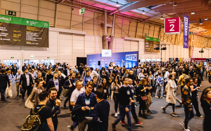 web summit 2023 a lisbona padiglione della fiera